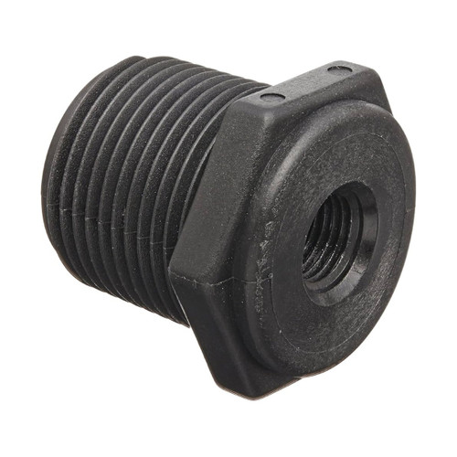 Banjo Reducer Bushing, 2″ FNPT x ¾″ FNPT Poly (RB200-075)