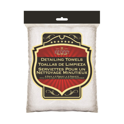S.M. Arnold 85-735 white cotton towels