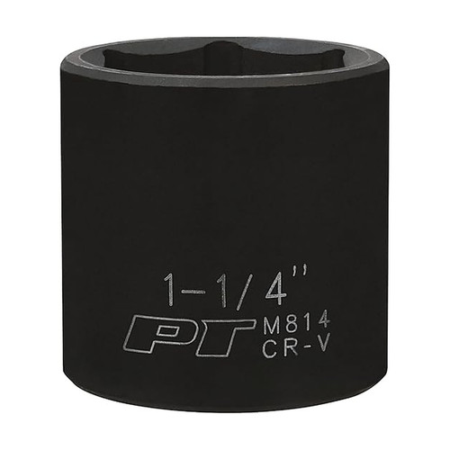 Performance Tool 1/2″ Drive 1-1/4″ SAE 6‑Point Impact Socket (M814)