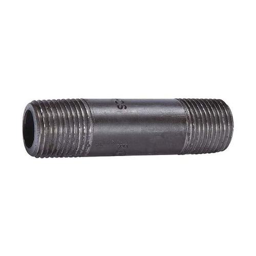 Black steel pipe nipple 1 inch x 5 inch