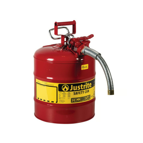 Justrite 7250130 5 Gallon Safety Can with Spout