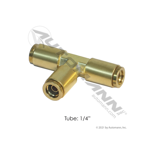 Automann Brass PLC Union Tee 1/4" (177.13B644)