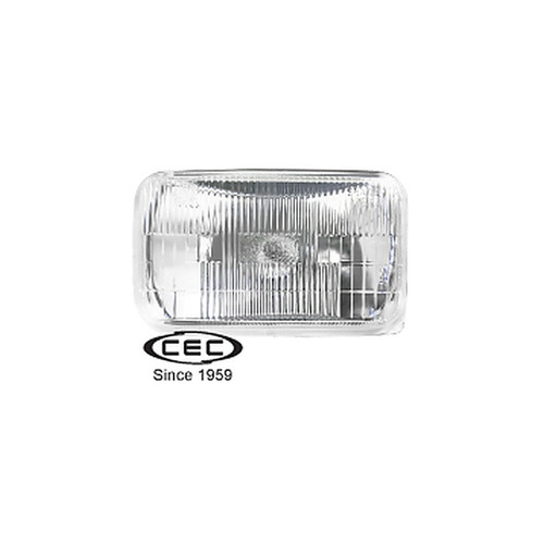 CEC Industries Auto Low Beam Sealed‑Beam Rectangular 12.8 V 55 W Type LF (H4703)