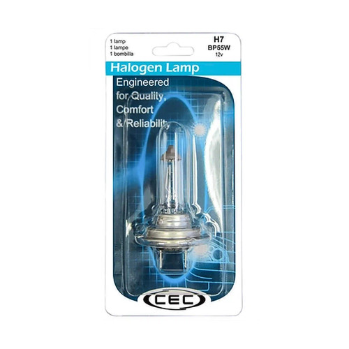 CEC Industries Halogen Lamp T‑3 1/2 12 V 55 W PX26d (H7BP55W)