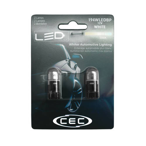 CEC Industries 194WLEDBP LED miniature bulb T3 wedge
