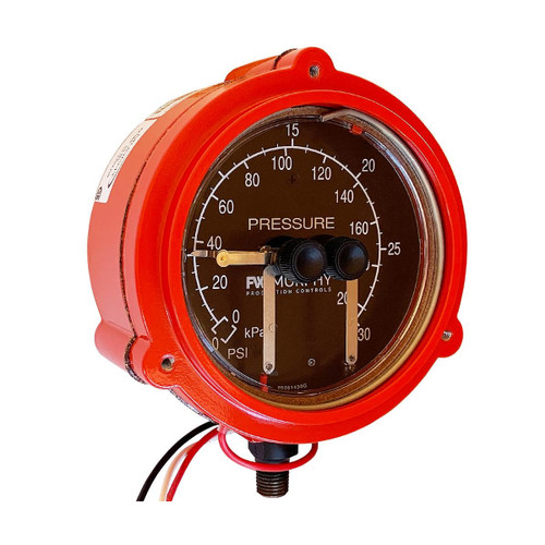Murphy OPLFC-A-100 pressure switch gauge 0-100 PSI