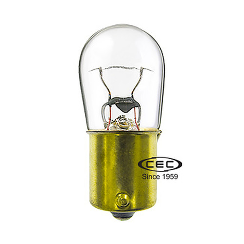 CEC Industries Miniature Lamp BA15s B6 SC 12.8 V 0.94 A Bulb Qty: 2 (1003BP)