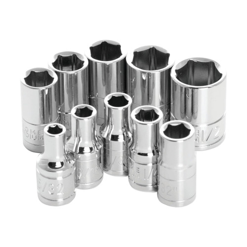 Performance Tool W36002 3/8 drive SAE socket set