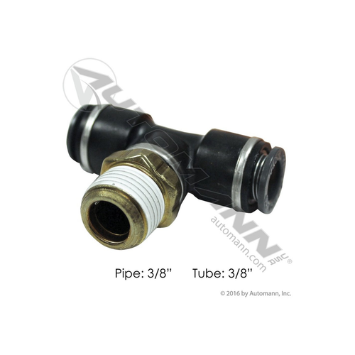 Automann PLC swivel male branch tee 3/8 inch