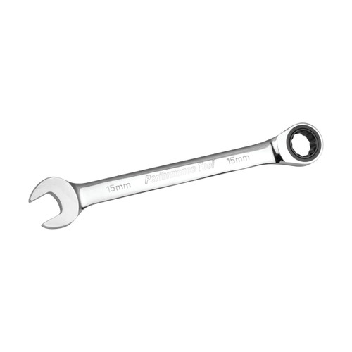 Performance Tool 15mm Ratcheting Combination Wrench (W30355)