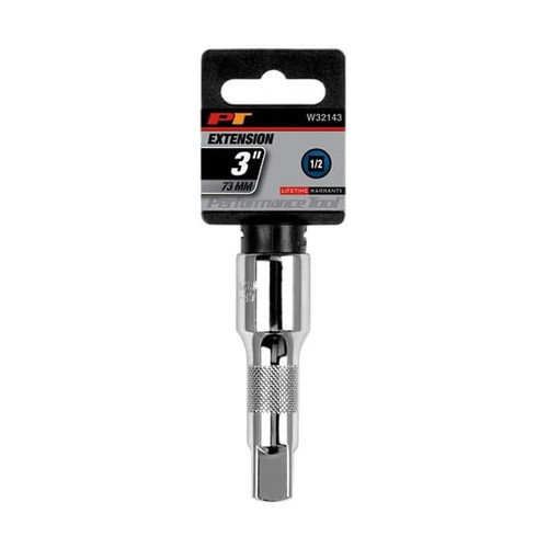 Performance Tool W32143 1/2 drive 3 inch chrome extension bar
