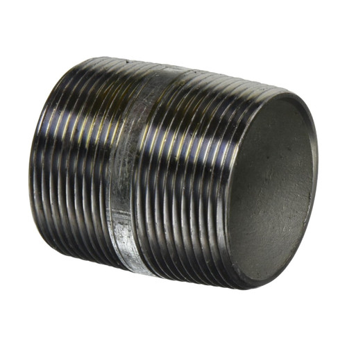 1-1/2 x 2 inch black steel pipe nipple 112-200N