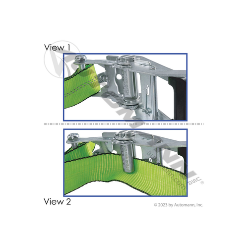 Automann 573.A227JHQ-HV j-hook ratchet strap 2in x 27ft