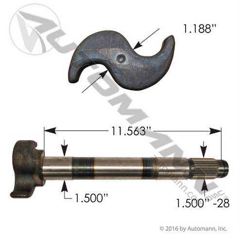 Automann Camshaft RH (122.281118.04) Automann Camshaft RH (122.281118.04)