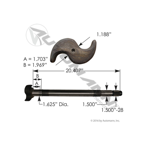 Automann Camshaft RH (122.282013.04) Automann Camshaft RH (122.282013.04)