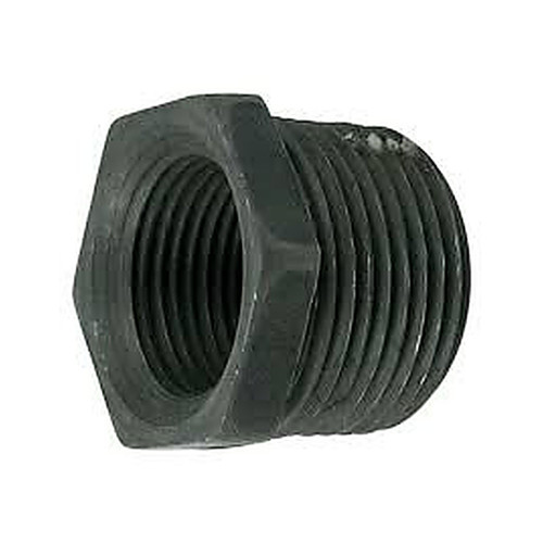 3/8″ × 1/8″ Black Hex Bushing (38‑18HB)