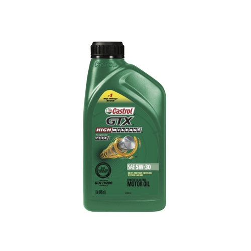 Castrol GTX High Mileage 5W-30 motor oil quart