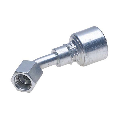Gates MegaCrimp female JIC 37° flare swivel 45°