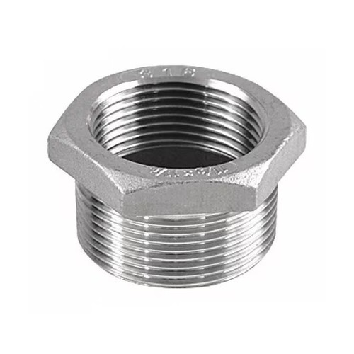 Pipe 1/2″ × 3/8″ Black Hex Bushing | MPN 12-38HB