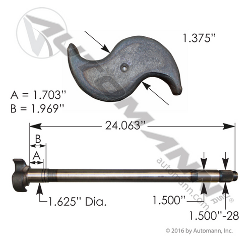 Automann camshaft left hand 122.282402.01