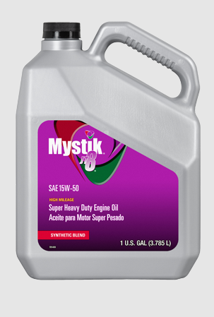 Mystik JT-8 Synthetic Blend 15W-50 Engine Oil, 2 Gallon (1289-50)