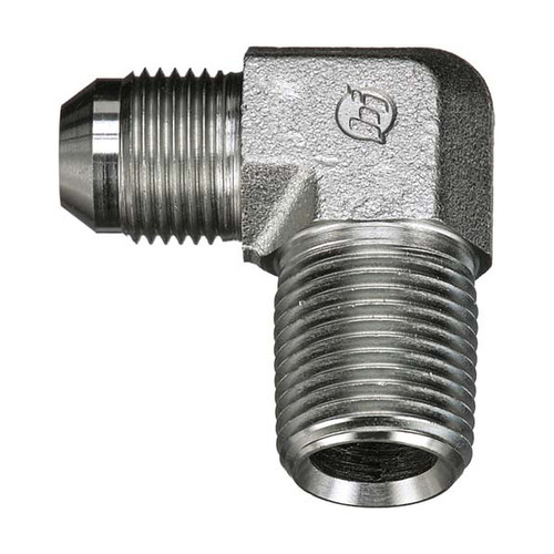 Gates MegaCrimp Male JIC to Male Pipe Thread 90° Adapter, 5/8″ x 1/2″ (10MJ-8MP90)