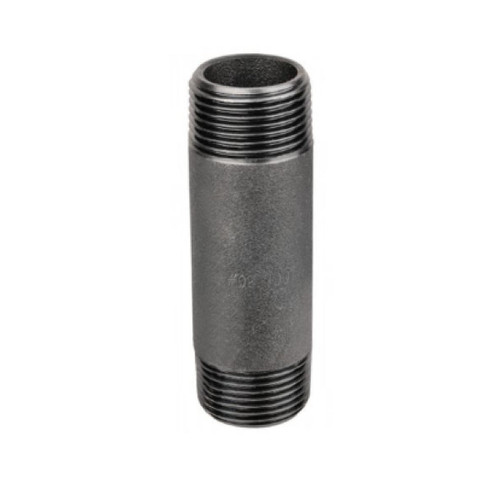1-1/4″ × 5½″ Black Steel Pipe Nipple (114‑512N)