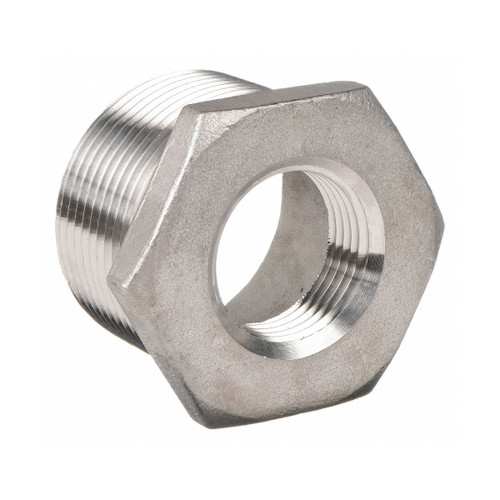 Black hex bushing 1 inch to 1/2 inch reducer