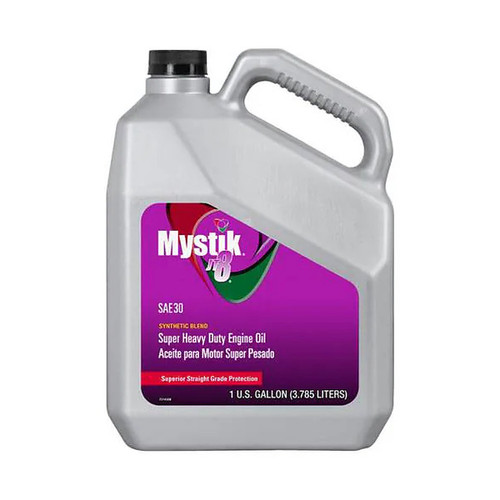 Mystik JT-8 Synthetic Blend 30W Engine Oil | 1 Gallon