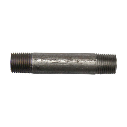 3/8″ × 6″ Black Steel Pipe Nipple (38‑600N)