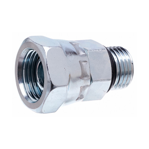 Gates Hydraulic Hose Adapter, Male O-Ring Boss to Female Pipe Swivel NPSM (12MB-12FPX)