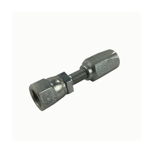 Gates Reusable Coupling, Field Attach C5E Dual Seat Female JIC 37°/SAE 45° Flare Swivel – Steel (4C5E-4RFJSX) Gates Reusable Coupling, Field Attach C5E Dual Seat Female JIC 37°/SAE 45° Flare Swivel – Steel (4C5E-4RFJSX)