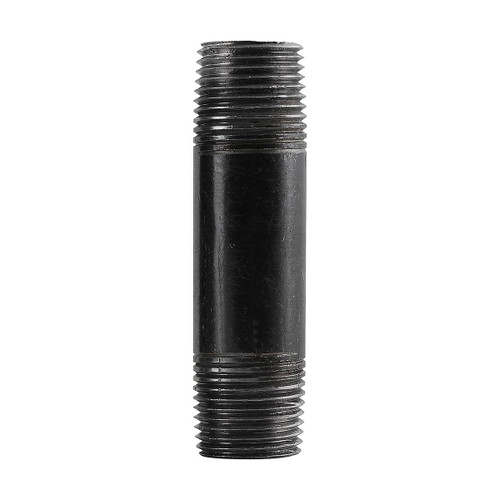1-1/4″ × 3½″ Black Steel Pipe Nipple (114‑312N)