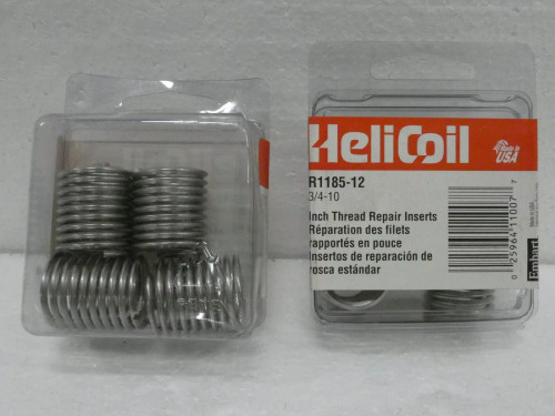 Helicoil 3/4"-10 NC Replacement Inserts, 4-Pack (R1185-12)