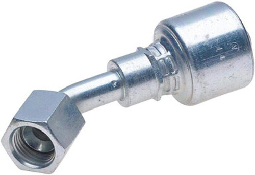 Gates MegaCrimp Female JIC 45° Swivel Elbow, 1″ x 1″ (16G16FJX45S)