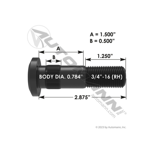 Automann Wheel Stud (201.6042R)
