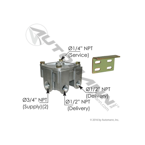 Automann R12H Type Relay Valve 4 PSI (170.103009)