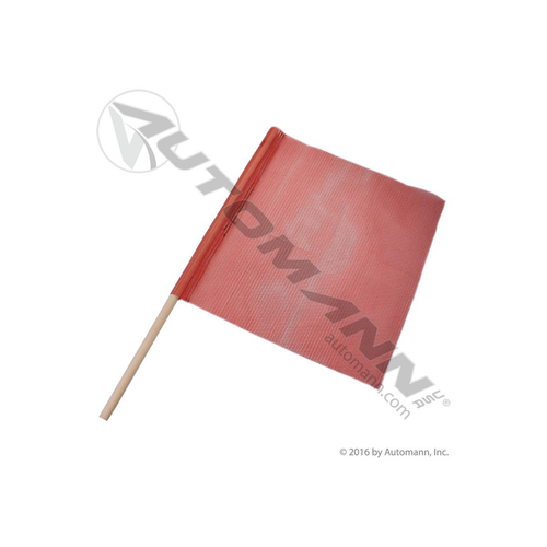 Automann Flag w/Dowel Red 18in X 18in (571.SF180D)