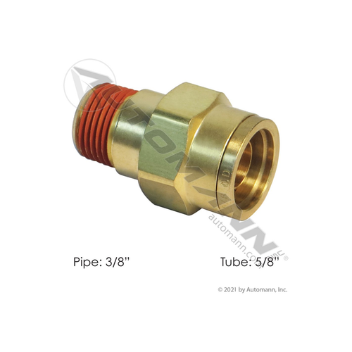 Automann Brass PLC Male Connector 5/8" x 3/8" (177.13B6810C)