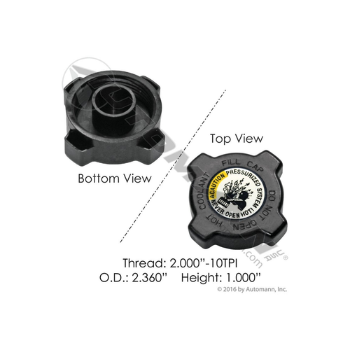 Automann Coolant Reservoir Cap (5722027)