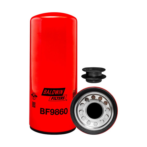 Baldwin BF9860 Spin-On Fuel Filter with Fill Plug