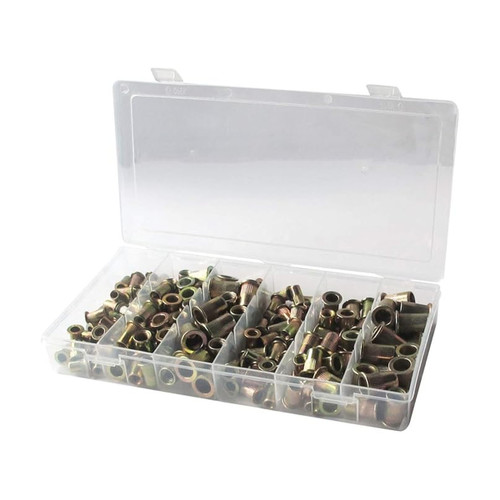 ATD Tools 337 galvanized rivet nut assortment kit