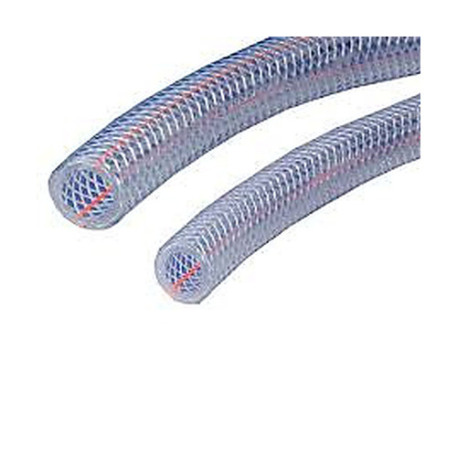 Kuri Tec® CLEARBRAID® Braided PVC Hose, 3/4" ID × 200 ft (C8580-12X200)