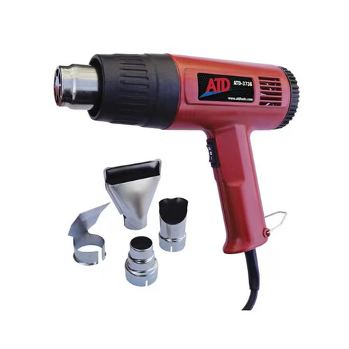 ATD Tools Dual-Temp Heat Gun Kit, 700 / 925 °F (3736)