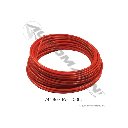 Automann 1775004NG nylon tubing 1/4 inch OD x 100 ft orange