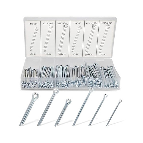 Cotter Key Assortment 100 pc Plain Steel (AG100)