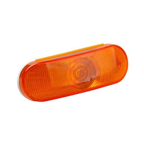 Grote Oval Stop/Turn/Tail Lamp with Torsion Mount III, Yellow Lens (52893)