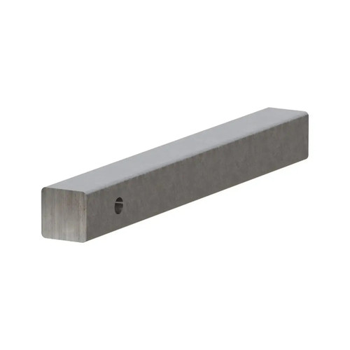 CURT Raw Steel Hitch Bar — 18" Solid Steel Blank Hitch Bar for Custom Welding (49533)