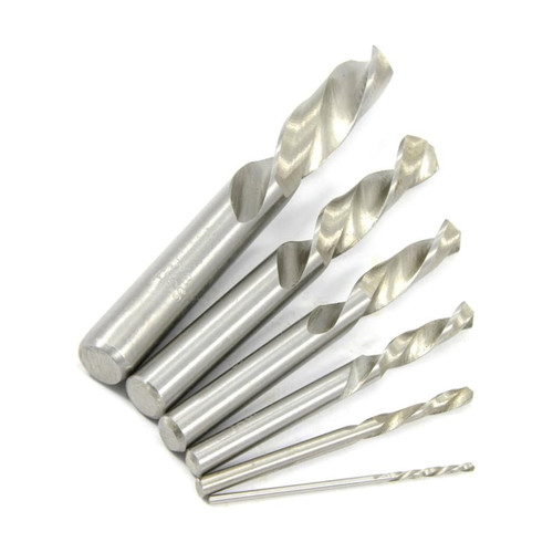 Forney 6-Piece Stubby Left Hand Drill Bit Set, HSS (20510)