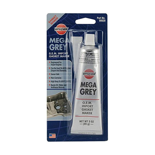 VersaChem Mega Grey OEM Silicone Gasket Maker, 3 oz Tube (99939)